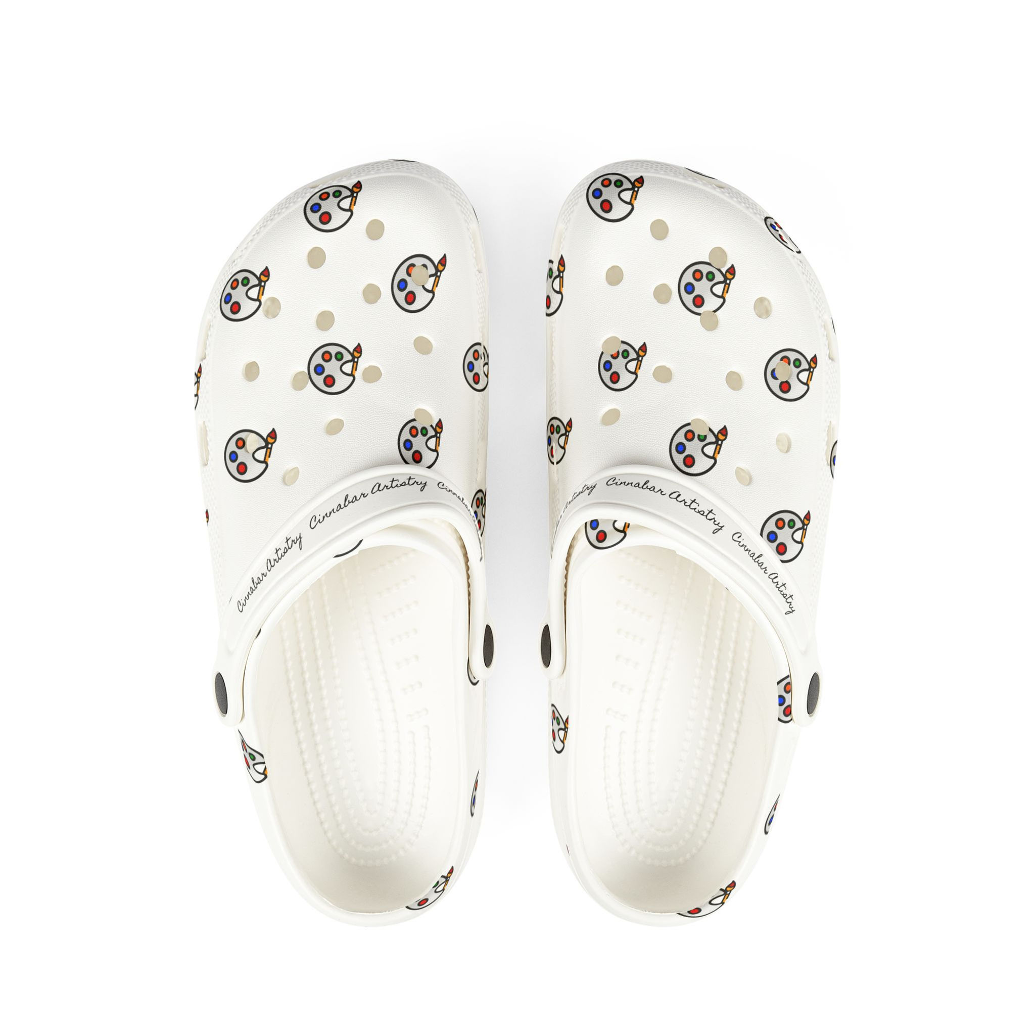 Cinnabar Artistry EVA Foam Rubber Shoes (AOP)