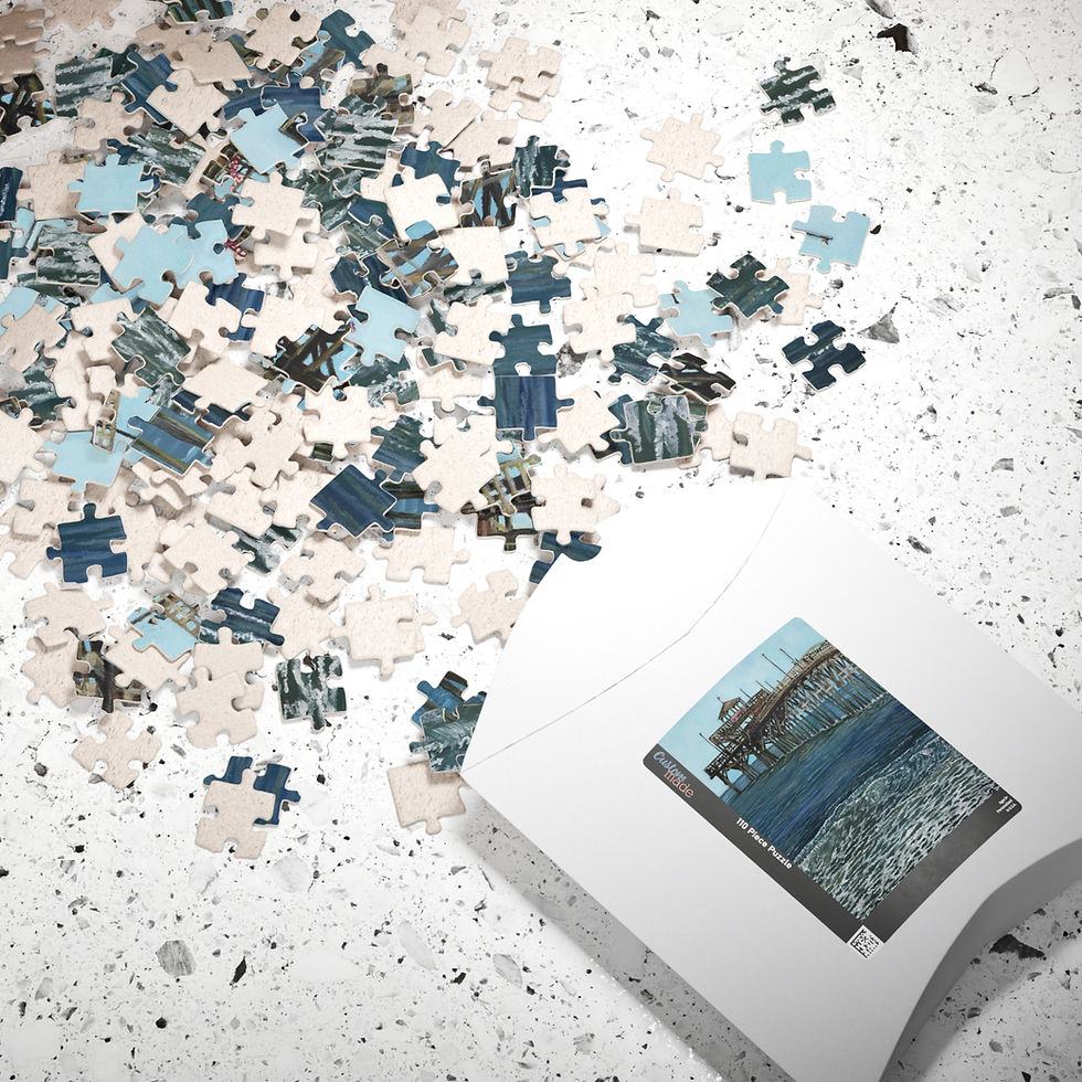 Thumbnail: Puzzle: Cherry Grove Pier Puzzle (110, 252, 520, 1014-piece)