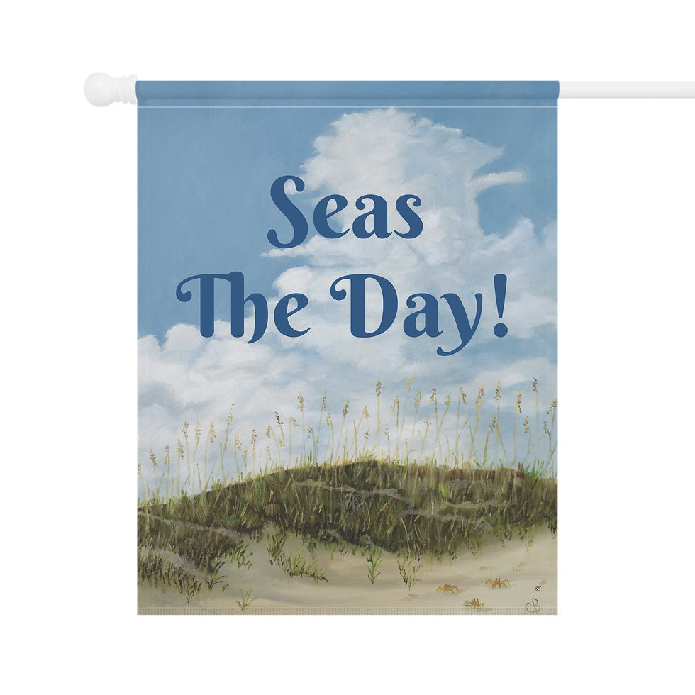 Thumbnail: Seas The Day! Garden & House Banner