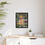 Thumbnail: Framed Passion Tree Chihuly Inspired Glass Sculpture Orig Oil Painting Print