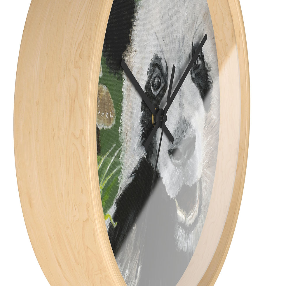 Thumbnail: Panda Bear Animal On A Wall clock