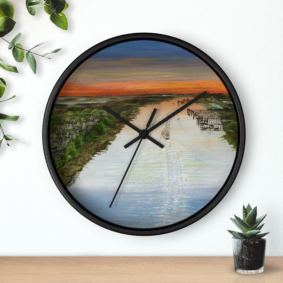 Thumbnail: Sunset Over The Intercoastal Wall Clock