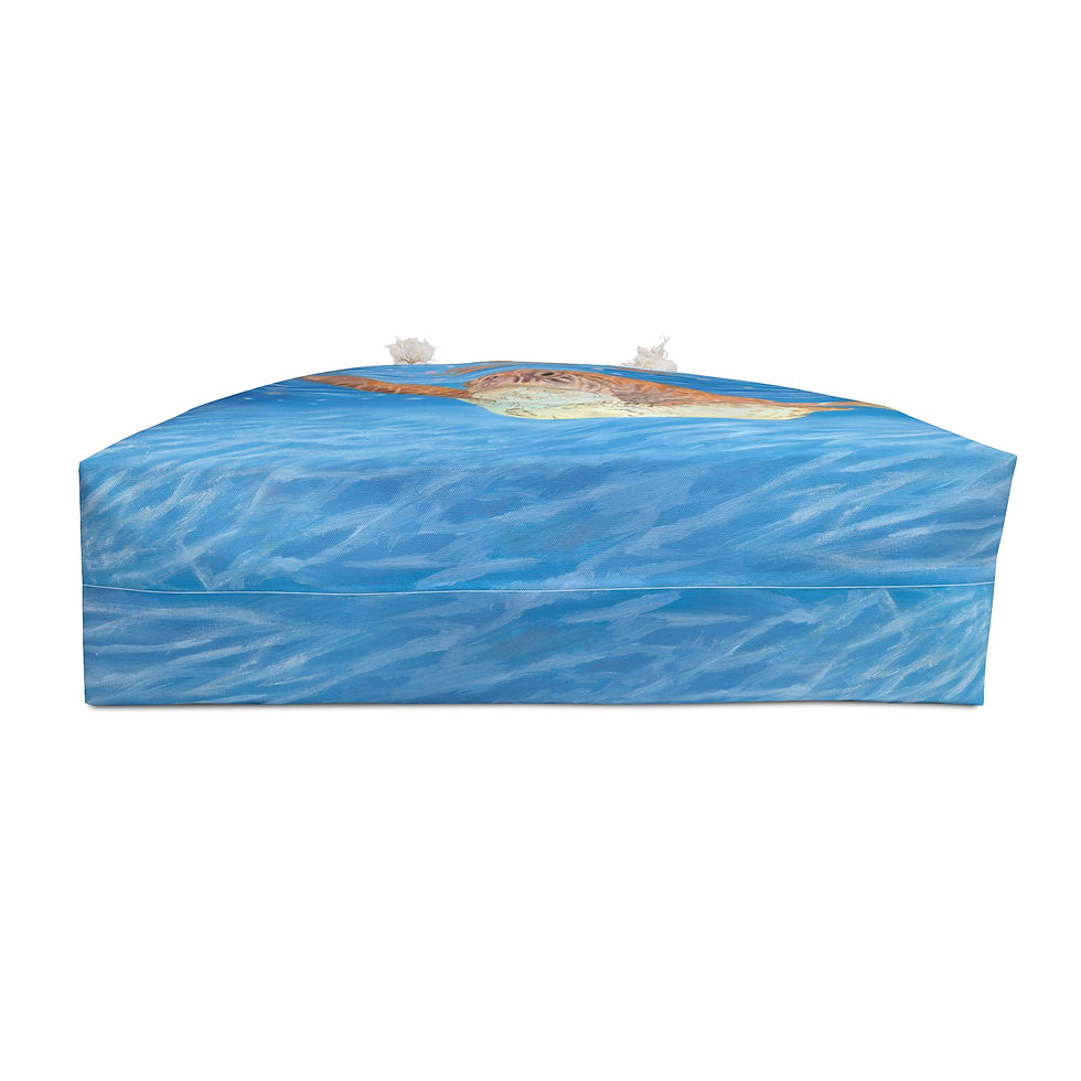 Thumbnail: Swimming Underwater Sea Turtle In Ocean Weekender Bag