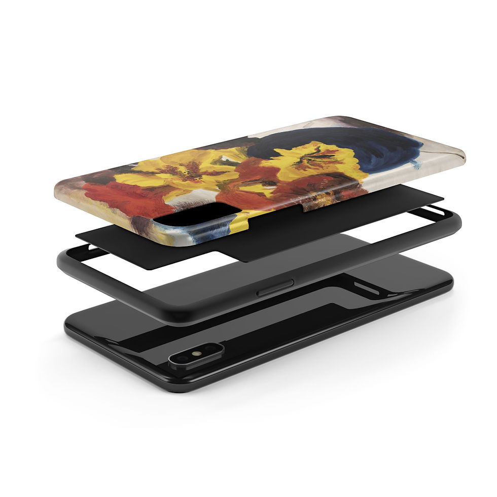 Thumbnail: Colorful Flower Pot of Flowers Tough Phone Case