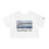 Thumbnail: Sunset Beach Pier Original Oil Painting Print On A Champion Women's T-Shirt