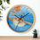 Thumbnail: Swimming Underwater Sea Turtle In Ocean Wall Clock