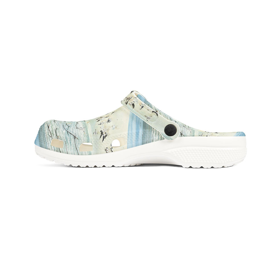 Thumbnail: Birds In Flight EVA Foam Rubber Shoes (AOP)