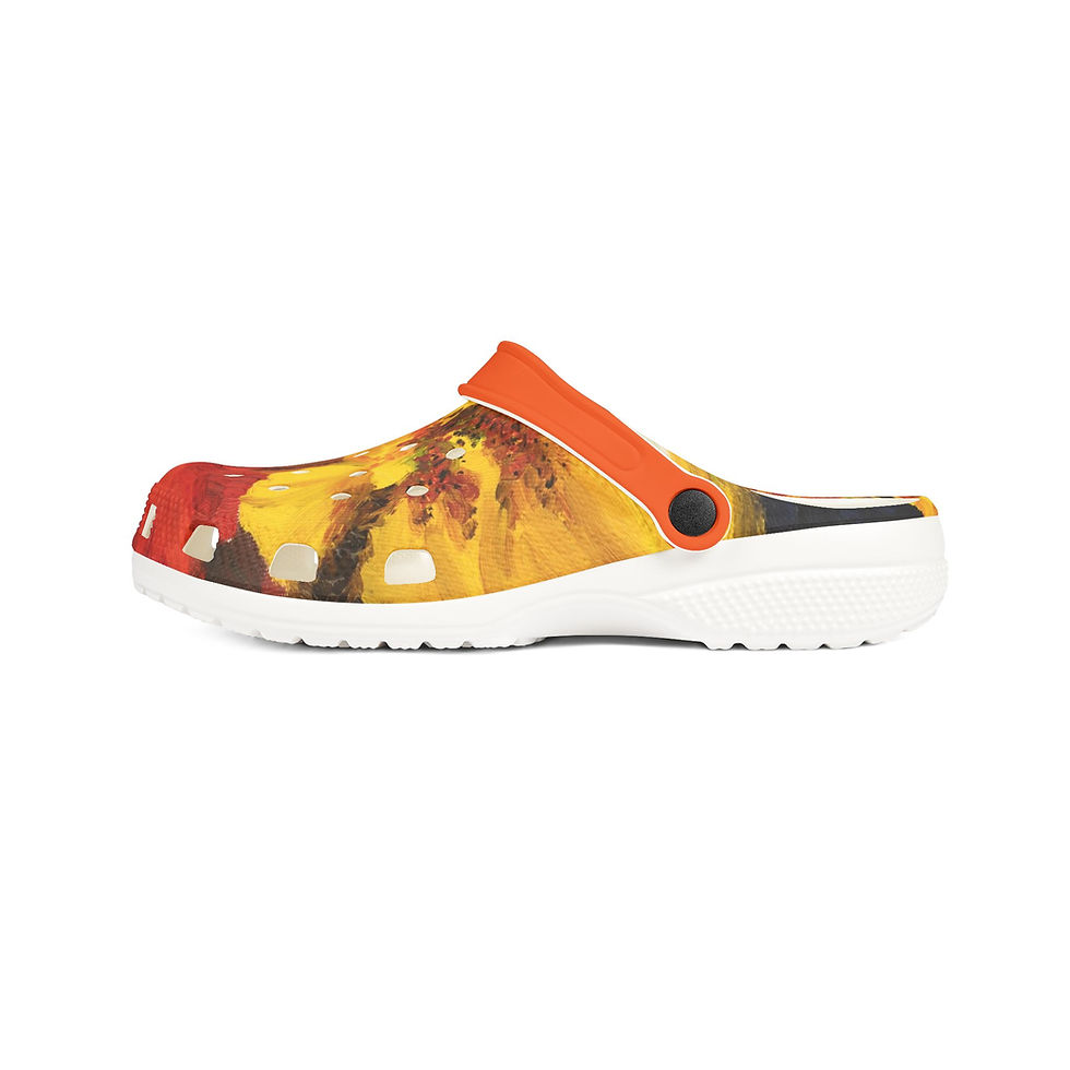 Thumbnail: Colorful Flower Pot of Flowers EVA Foam Rubber Shoes (AOP)