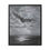 Thumbnail: Framed Trouble In The City Bat-Shaped Cloud Over Ocean Orig. Oil Painting Print