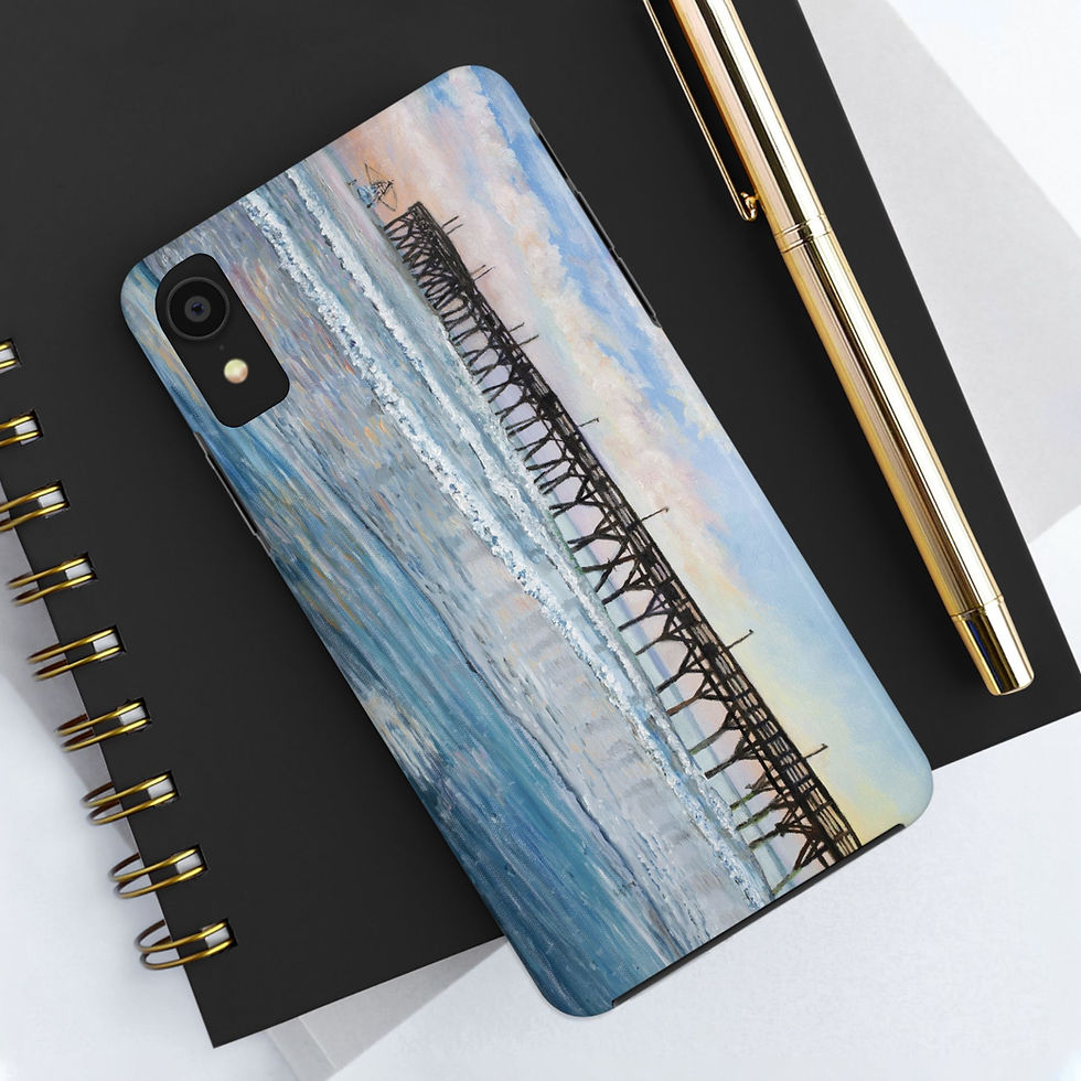 Thumbnail: Sunset Beach Pier North Carolina Tough Phone Case