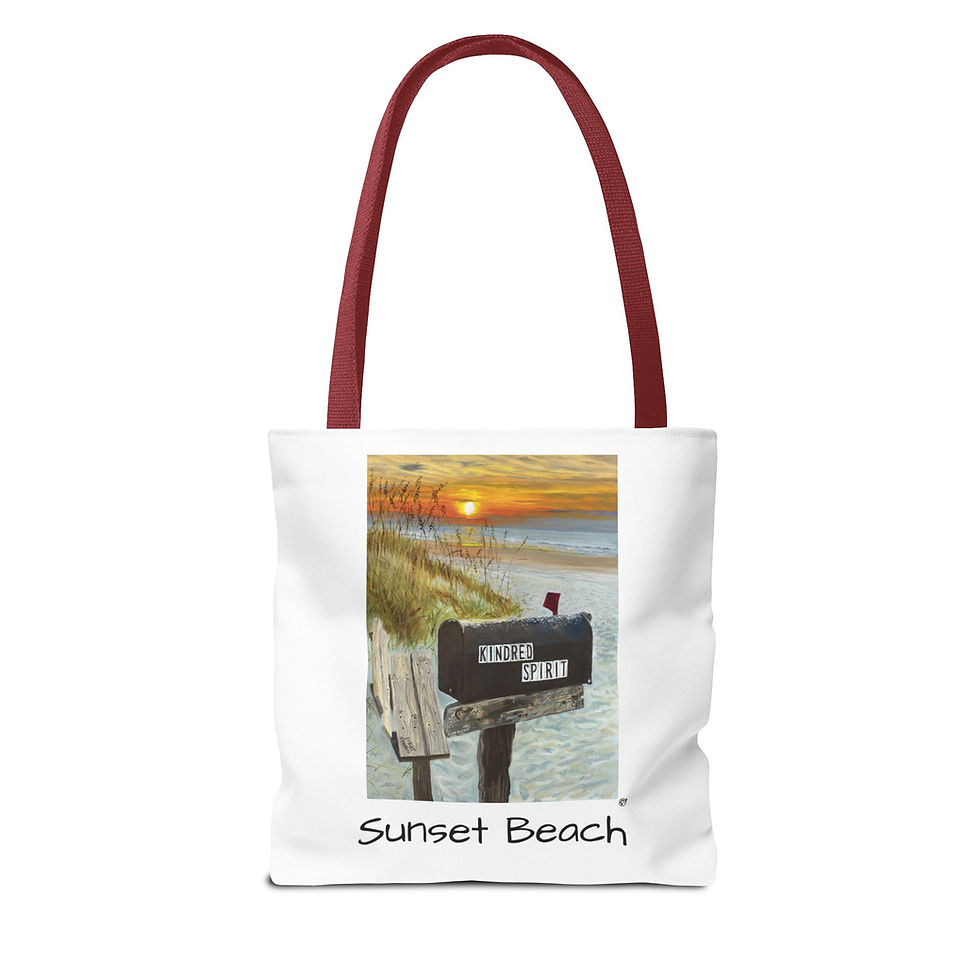 Thumbnail: Kindred Spirit Sunrise Tote Bag (AOP)