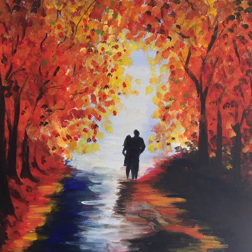 Autumn In The Rain @ Paint Pinot - Studio 1, Braddon Canberra
