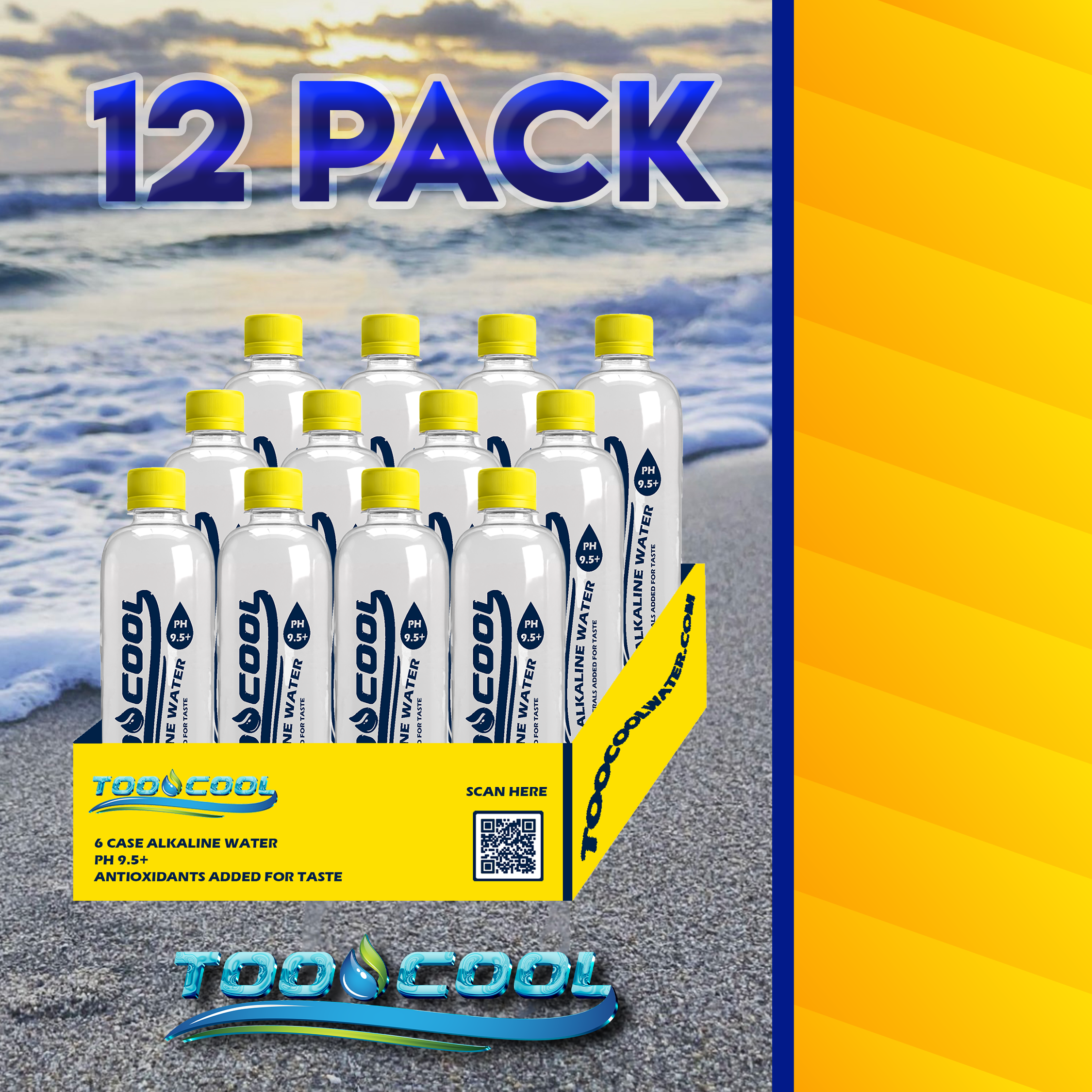 Too Cool Alkaline 12 Pack