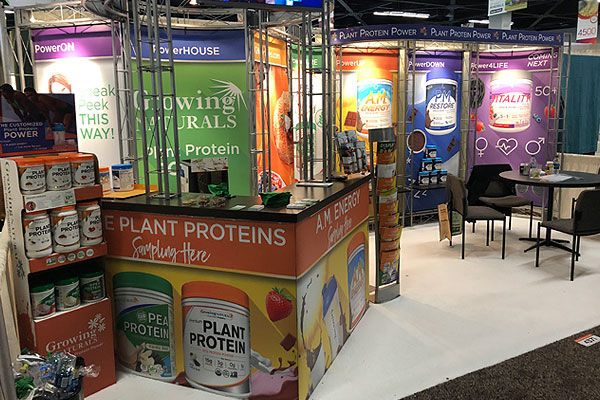 Growing Naturals Expo booth