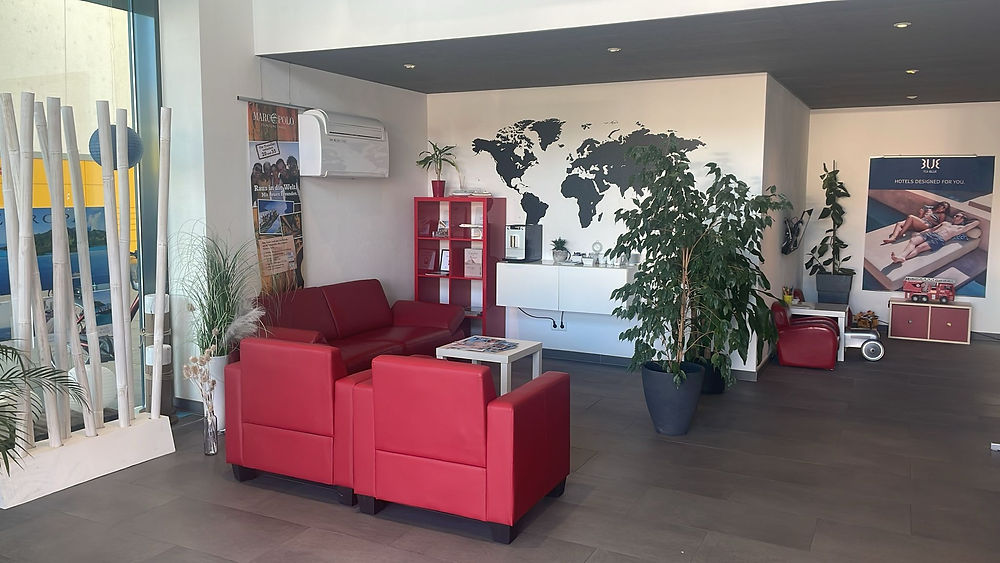 Empfangsbereich des Reisebüros LCC ReiseERleben Ingolstadt