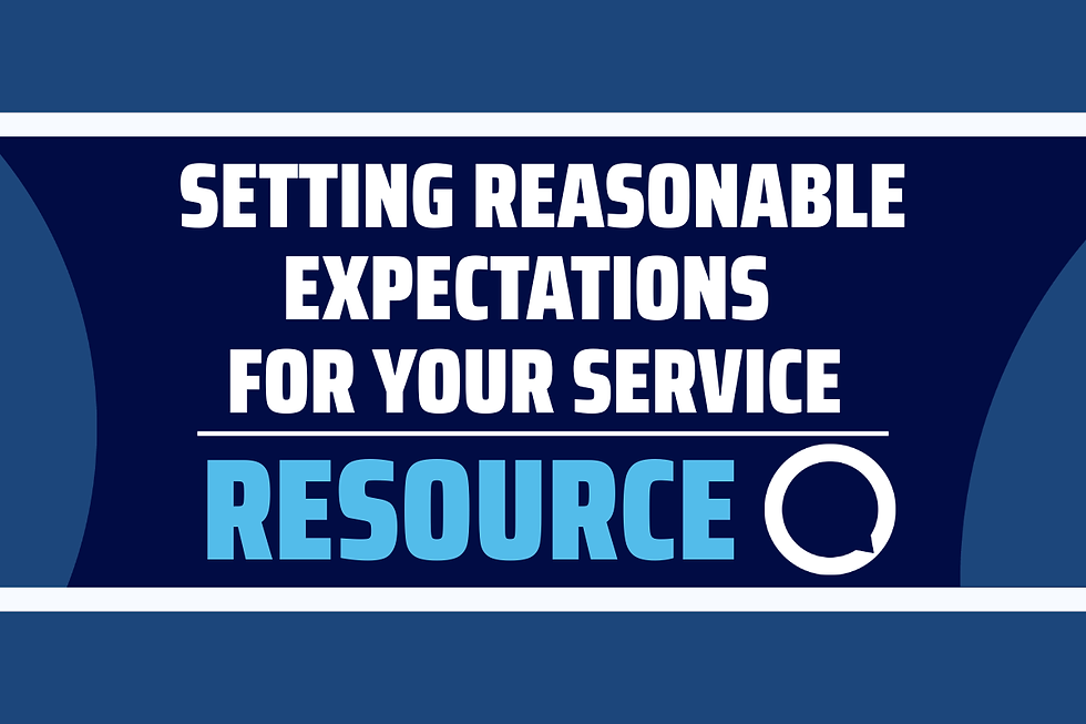 Setting Reasonable Expectations for Your Service – A guide for NDIS Service Providers
