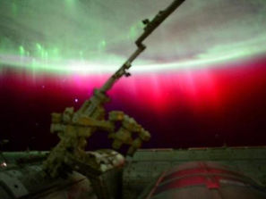 Aurora boreal roja ?