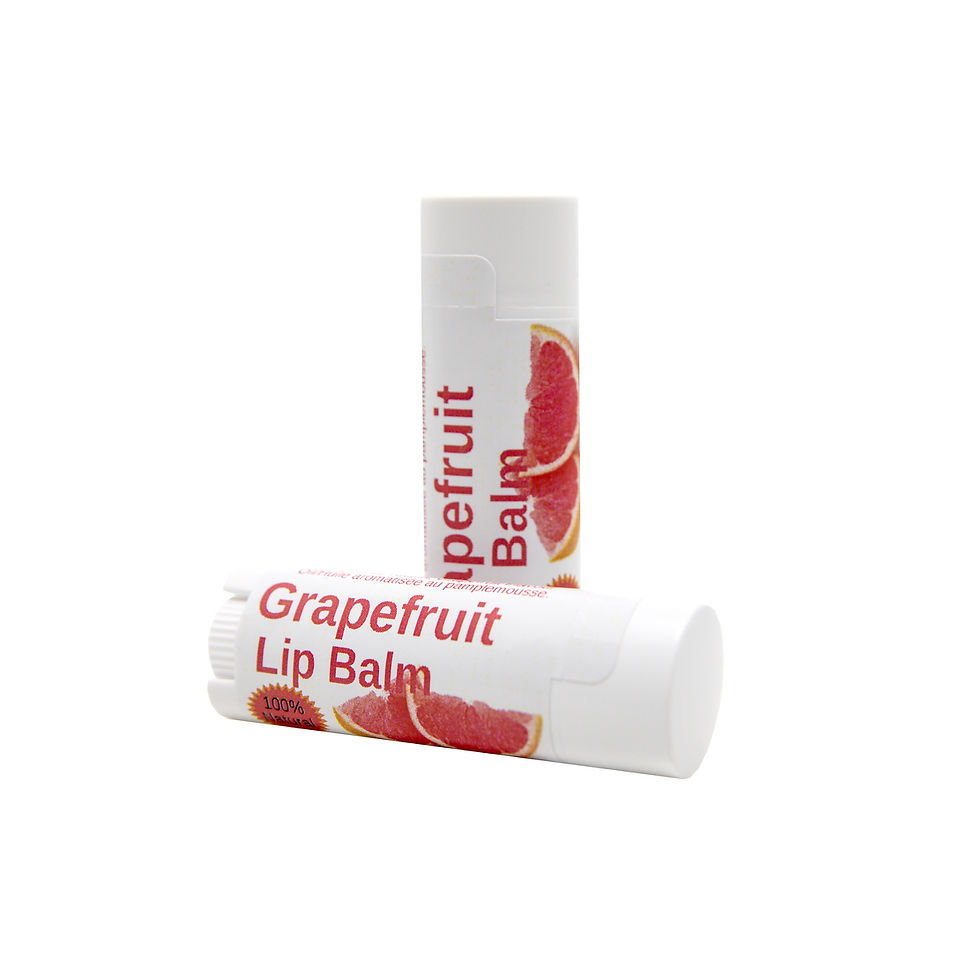 Thumbnail: Grapefruit Lip Balm - 100% Natural - 7 ml (0.2 fl oz) Roll-Up Tube