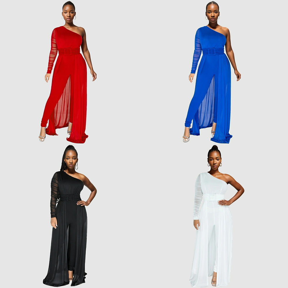 Thumbnail: One Piece Pant Set Sexy Stylish Dressy