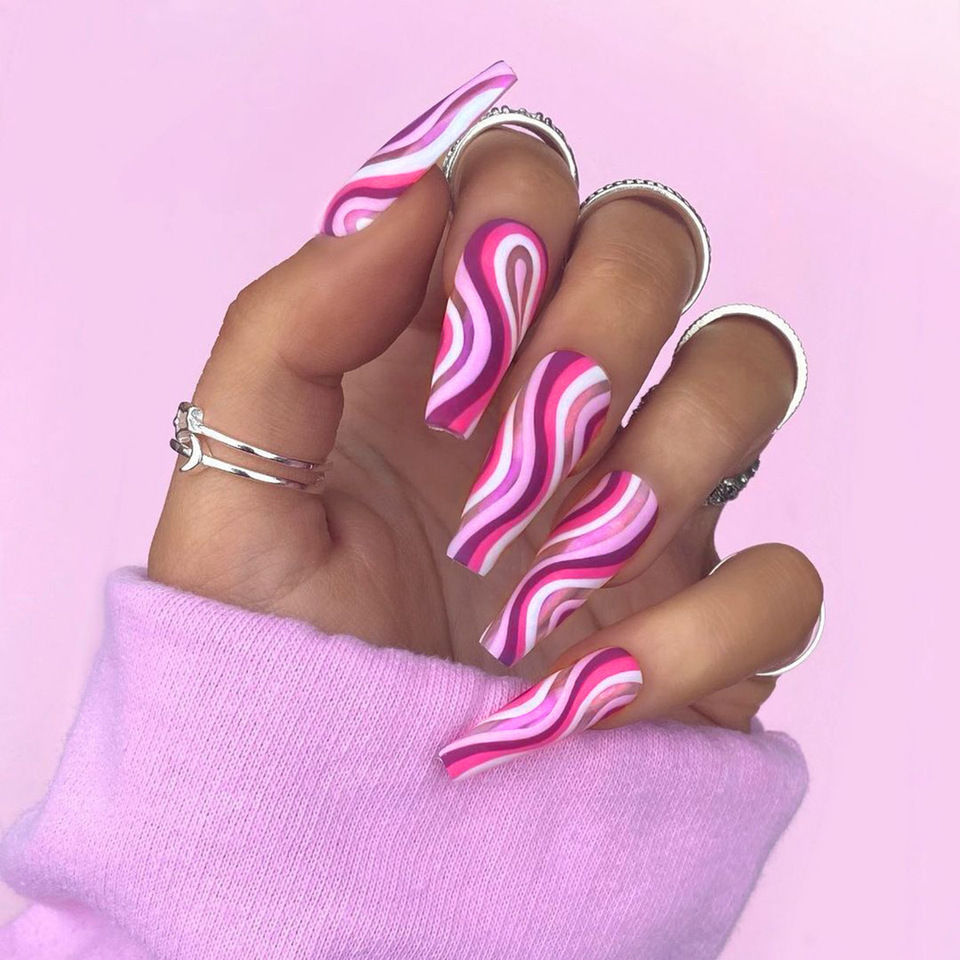 Thumbnail: BEAUTIFUL PRESS ON NAILS MULTIPLE DESIGNS