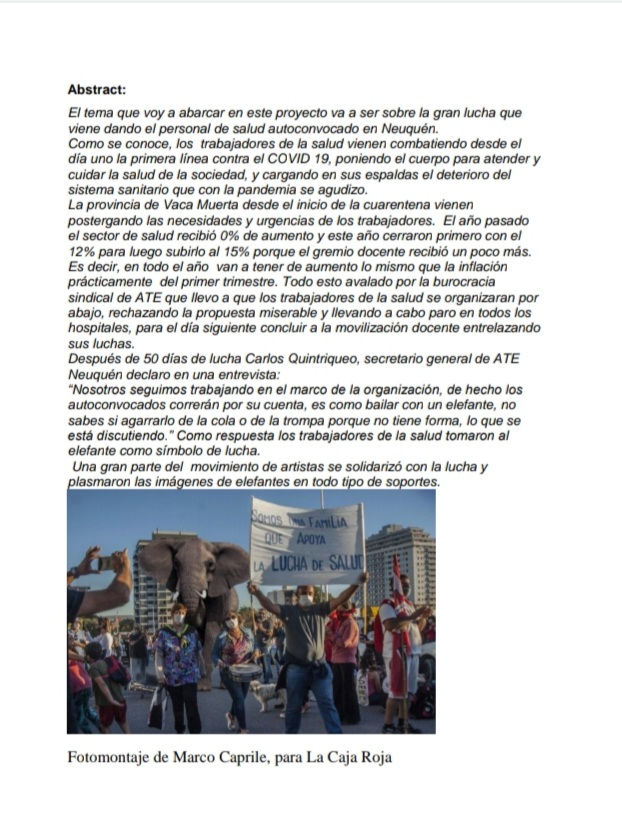 "Los elefantes pisamos fuerte y tenemos memoria"