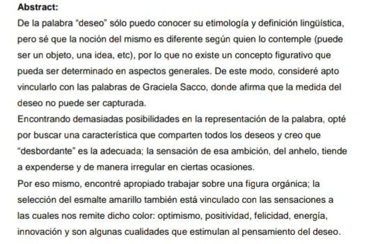 "La medida del deseo no puede ser capturada"