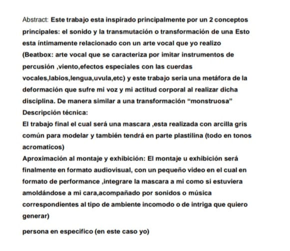 "El sonido como modo de transmutación "