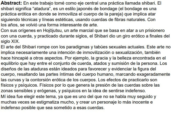 "Inocencia interrumpida"