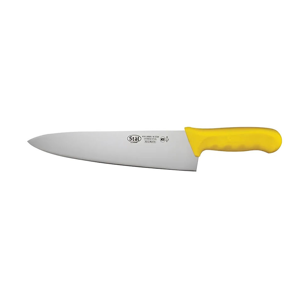 Miniatura: Cuchillo De Chef De 25.40 Cm Mango Amarillo