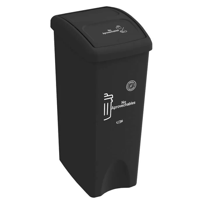 Papelera Vaivén 53 Litros Negro