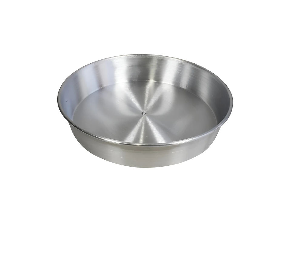 Tapa De 20 Cm Redonda Cocina Adbc-8 Winco Plateado Lisa