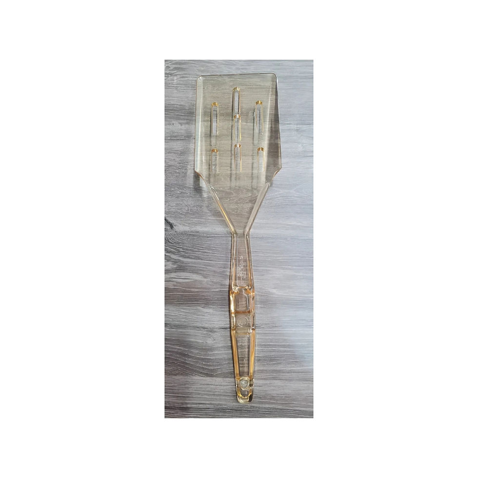 Miniatura: Espátula ranurada ámbar 35 cm Cambro SPASL14-150