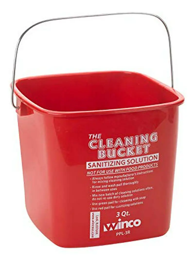 Balde De Limpieza Rojo 3 Qt