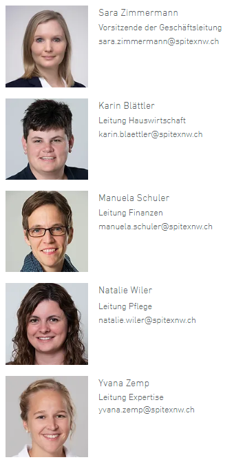 Geschäftsleitung Spitex Nidwalden