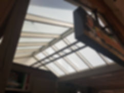 Canopy Roof - After Tinting with Frost Film