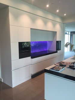 Slumped Glass Splashback