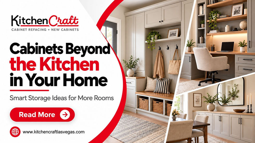 New Cabinets Beyond the Kitchen