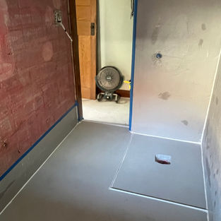 Hydro epoxy and bond breakers completed
