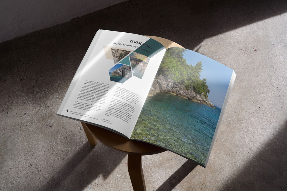 Print - Double page pour la refonte de la DA d'un magazine