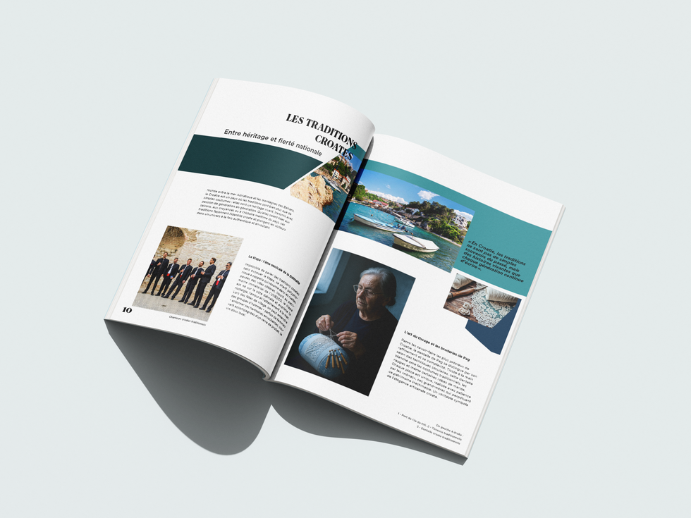 Print - Double page pour la refonte de la DA d'un magazine