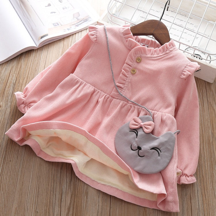 Thumbnail: Baby Clothing infant Winter Wear Thick warm newborn Baby Girls Princess