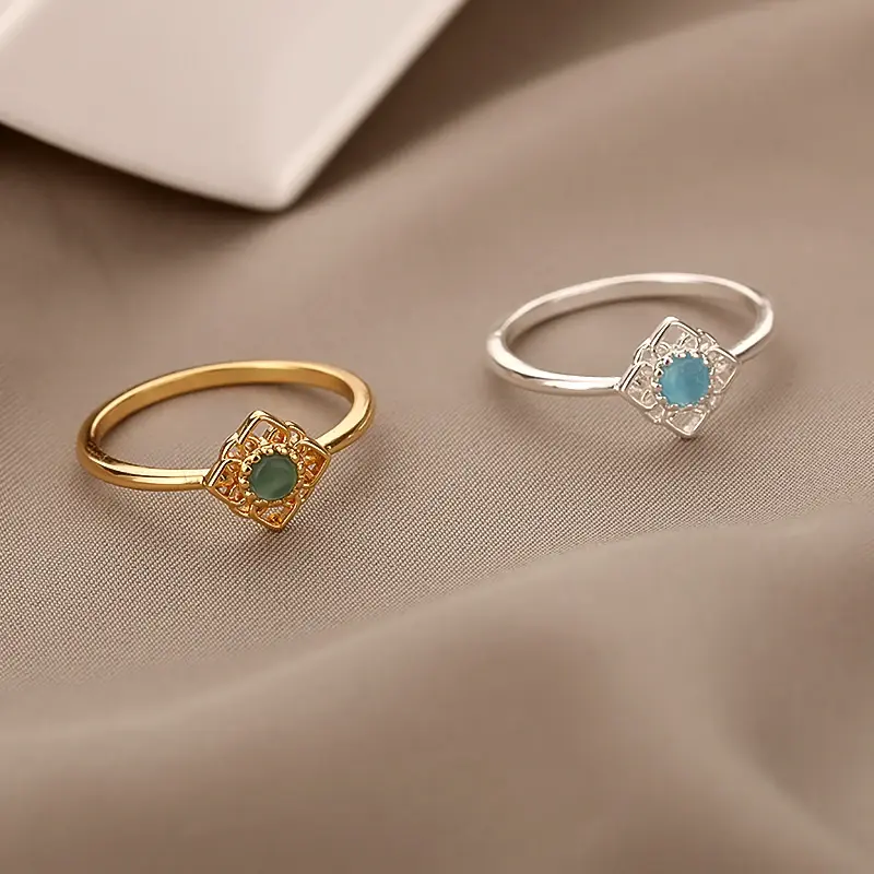 Thumbnail: Green Opal Ring