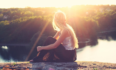 Girl by a Lake
