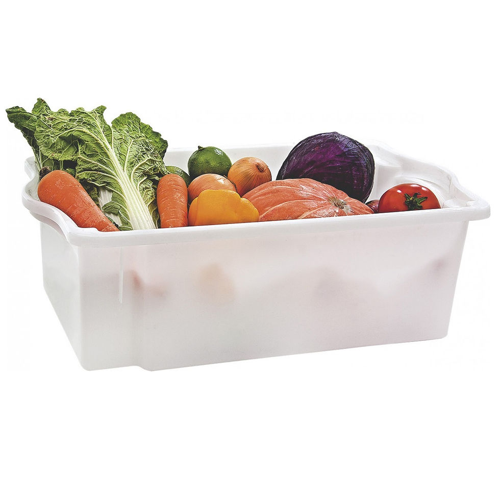 Caixa Plástica Empilhável Para Legumes 24,5L