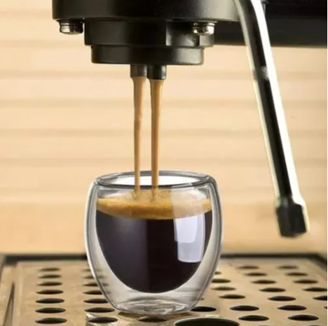 Miniatura: Par de Copos Café Expresso Parede Dupla 100ml