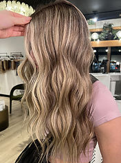 red blonde highlights
