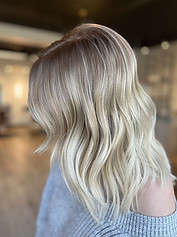 AnnMarie Melted Blond Highlights