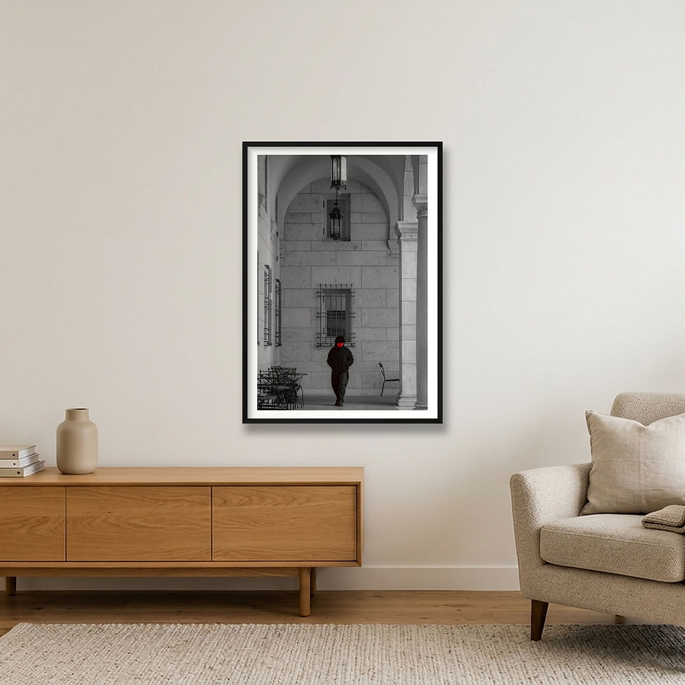 Thumbnail: Fine Art Print "Spotted At Library Court"