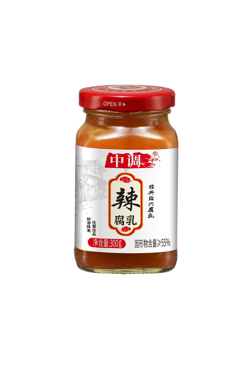 中调辣腐乳300G
