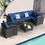 Miniatyrbild: 7 Pieces Outdoor Set Furniture